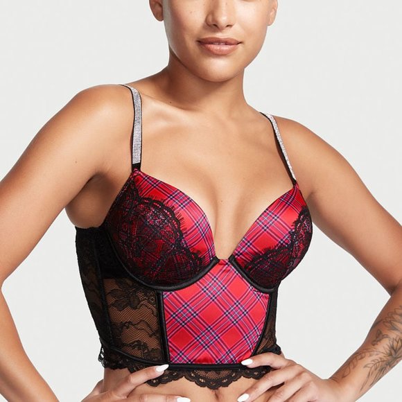 Victoria's Secret VERY SEXY Bombshell Add-2-Cups Push-Up Corset Top NWT - Picture 2 of 3